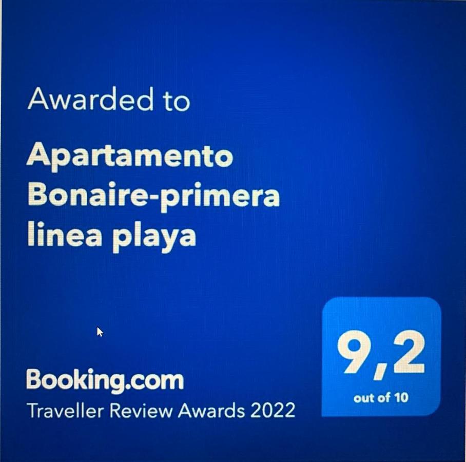 Apartamento Bonaire-primera linea playa Playa de Gandía Exterior foto